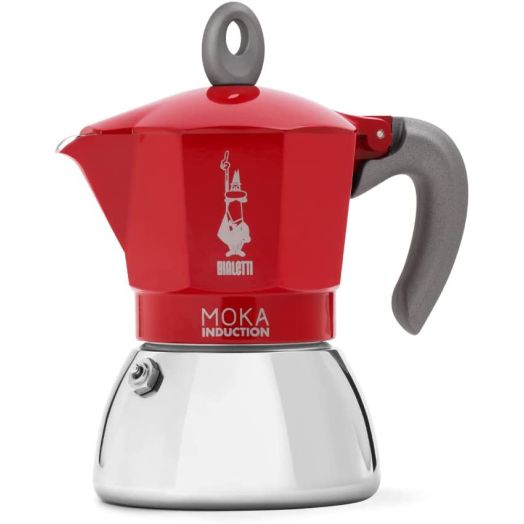 Bialetti Moka Induction 6 cup - Red
