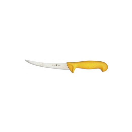 Curved boning knife