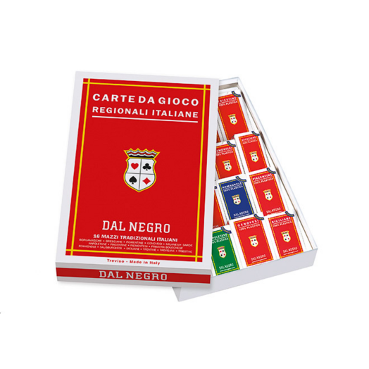 Dal Negro - Complete Set of 16 Regional Playing Cards