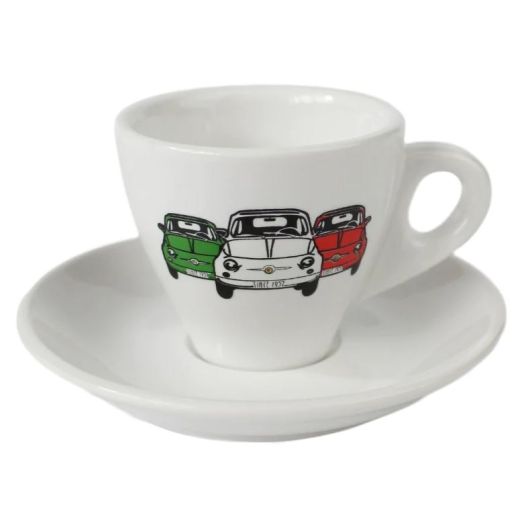 Espresso Cups 4 Set - Fiat 500