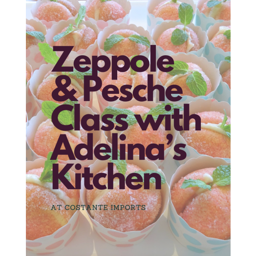 Pesche and Zeppole di San Giuseppe Class with Adelina’s Kitchen Dromana 