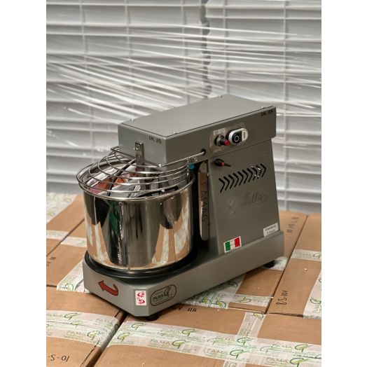 Famag Grilletta 5kg Dough Mixer - Variable Speed & Removable Bowl - Silver