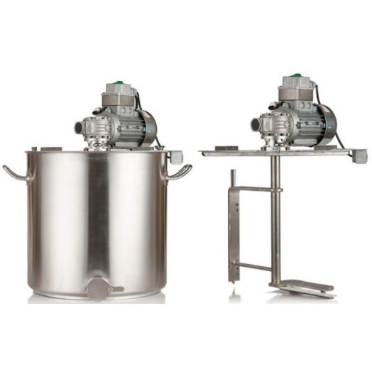 Stainless Steel Pot with Stirring Agitator 50L