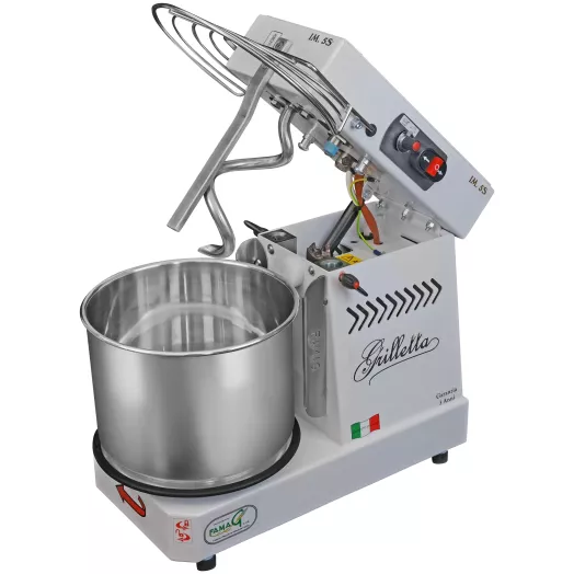 Famag Grilletta 5kg Dough Mixer - Variable Speed & Removable Bowl - High Hydration