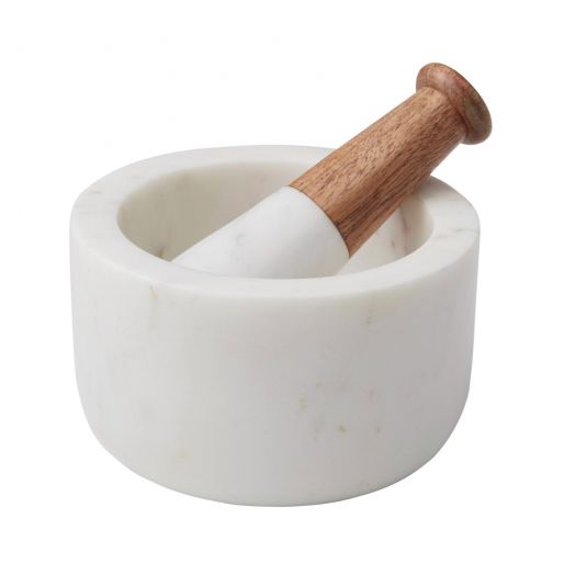  Marble Mortar and Pestle 13.5cm 
