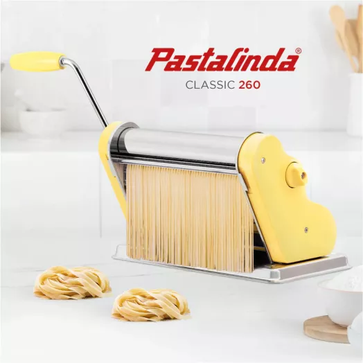 Pastalinda Classic Pasta Machine 260 - Yellow Tango 