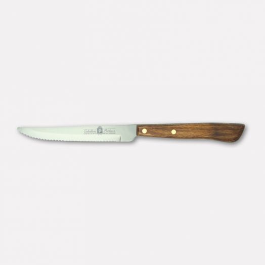 Serrated Steak Knife Set of 2 - 'Wood Finish'